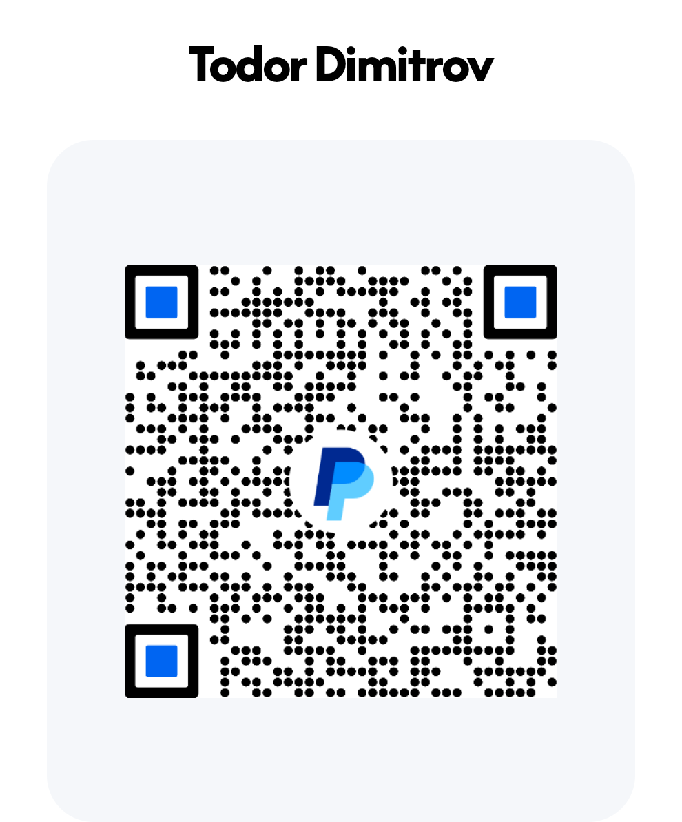 PayPal QR code — TODOR D